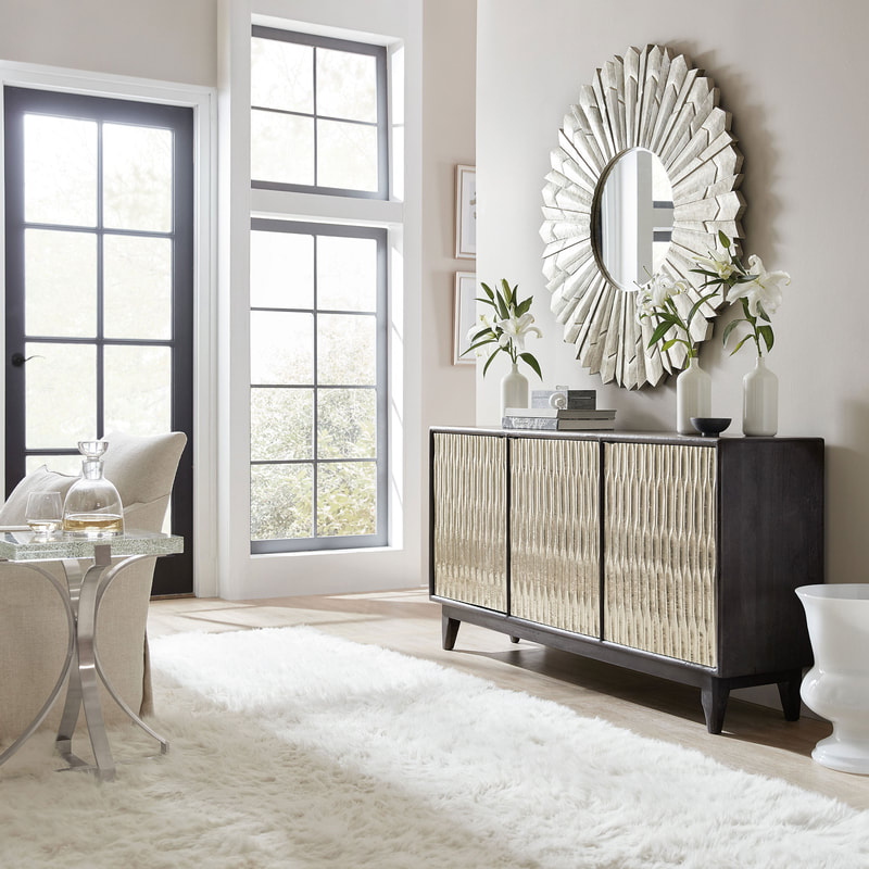 Hooker Furniture Accent Chest and Mirror